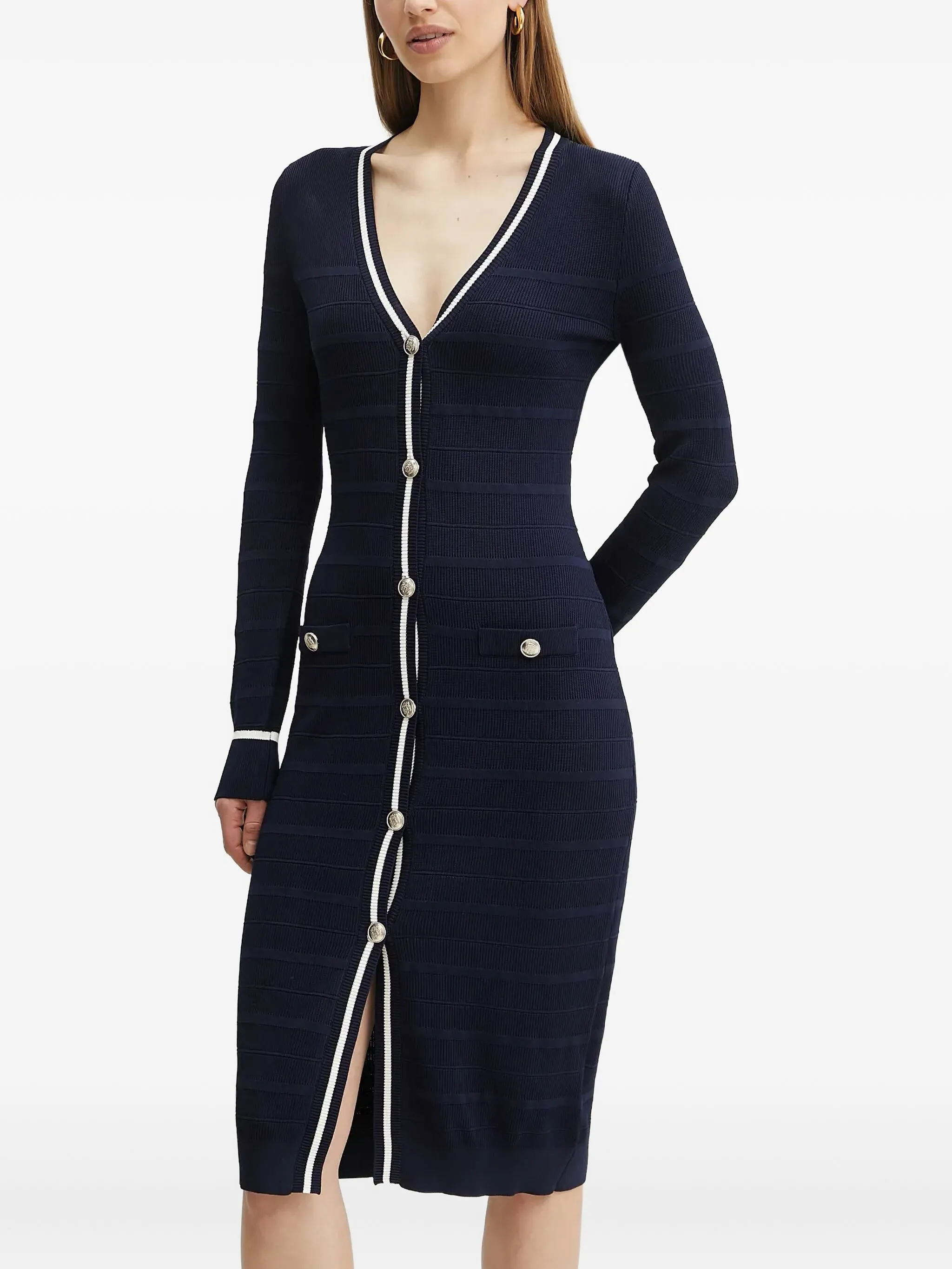 Мини-платье Ады на пуговицах Marciano, синий
Мини-платье Ады на пуговицах Marciano, синий