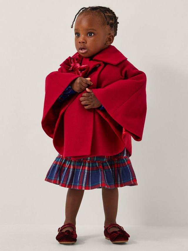 Детское пальто-накидка с бархатным бантом Monsoon, Red
Детское пальто-накидка с бархатным бантом Monsoon, Red