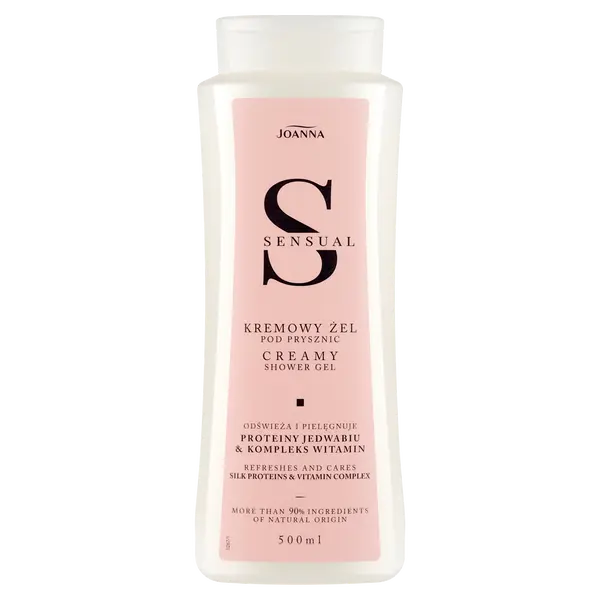 Крем-гель для душа с протеинами шелка и витаминным комплексом, 500 мл Joanna Sensual
Крем-гель для душа с протеинами шелка и витаминным комплексом, 500 мл Joanna Sensual