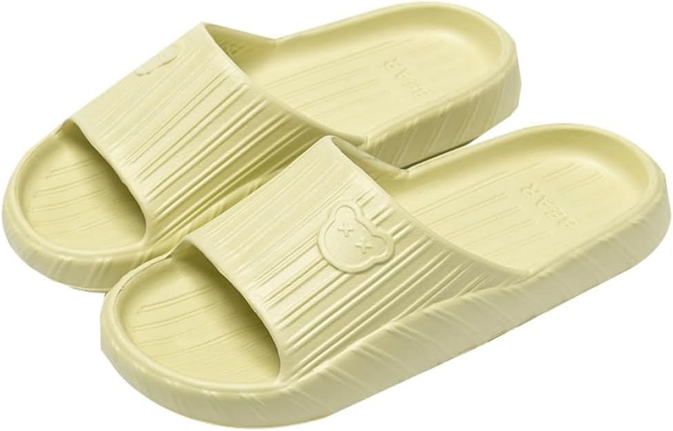 Летние домашние тапочки для женщин и мужчин, милые шлепанцы для дома, душевые сандалии с мягкой подошвой, противоскользящие, быстро сохнущие, для ванной и улицы Rungion, зеленый
Летние домашние тапочки для женщин и мужчин, милые шлепанцы для дома, душевые сандалии с мягкой подошвой, противоскользящие, быстро сохнущие, для ванной и улицы Rungion, зеленый