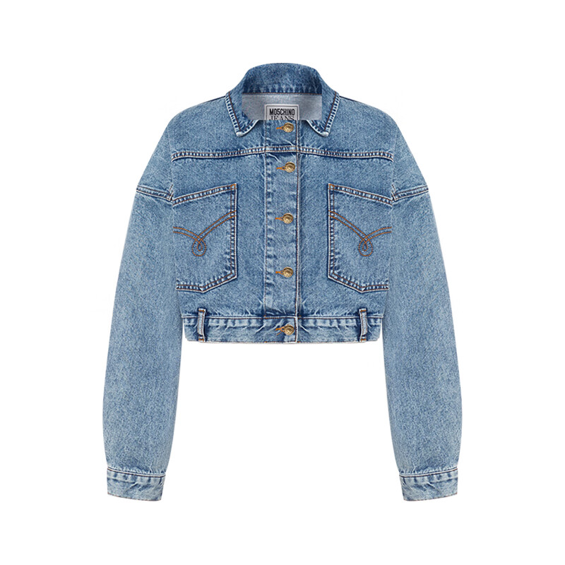 Джинсовая куртка женская синяя MOSCHINO
Джинсовая куртка женская синяя MOSCHINO