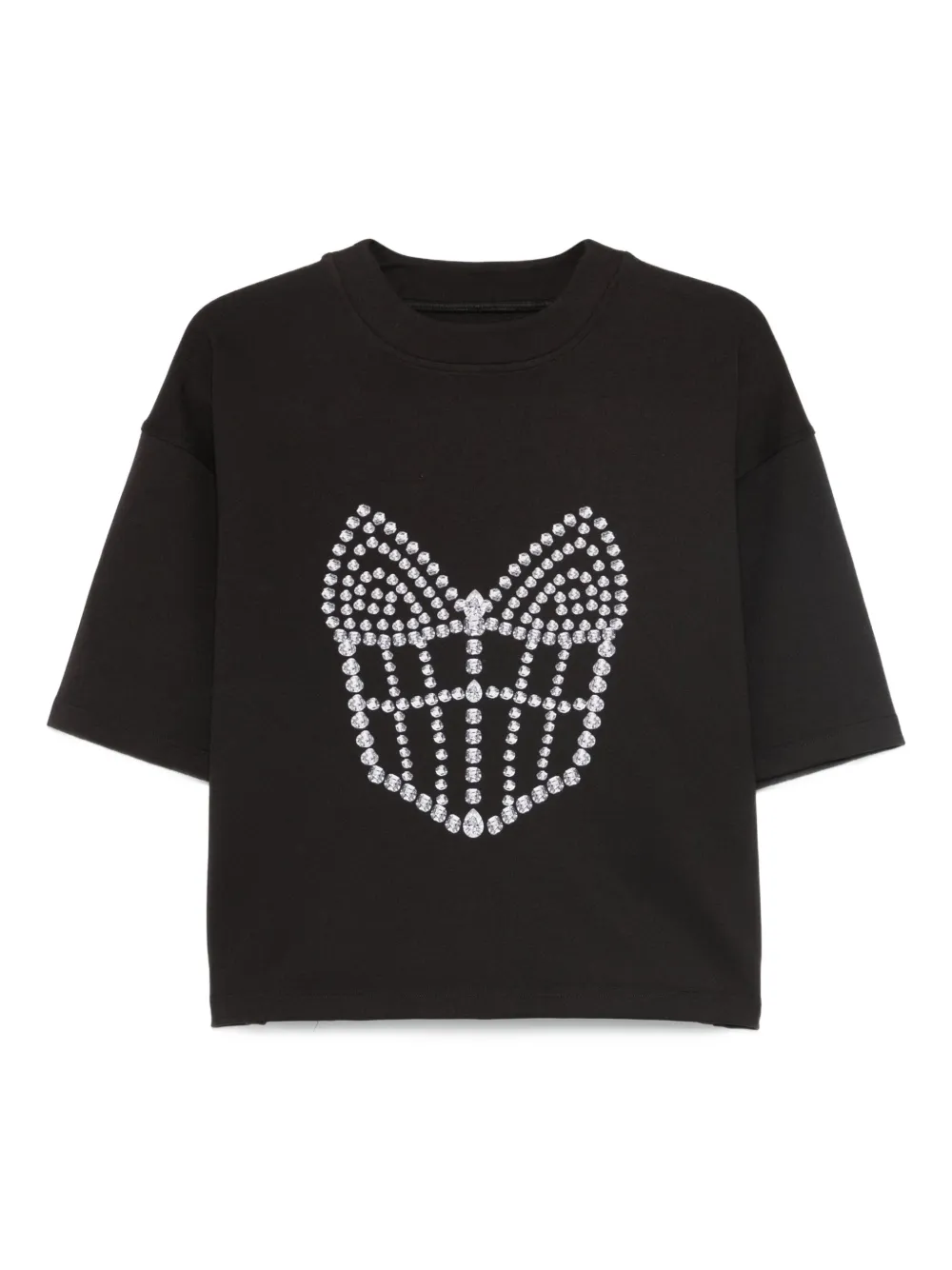 Футболка с декором La Perle HAMZA, черный
Футболка с декором La Perle HAMZA, черный