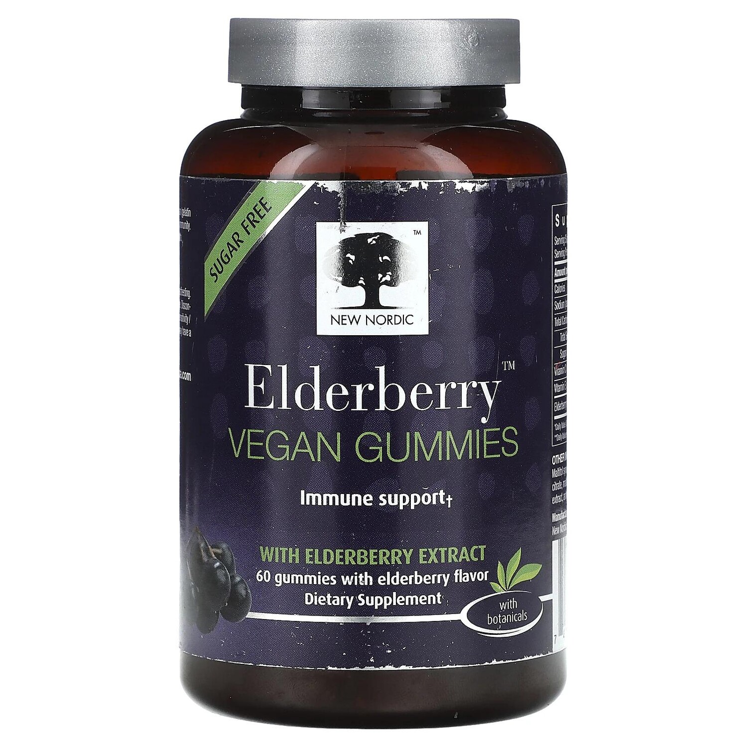 New Nordic Elderberry Vegan Gummies with Elderberry Extract 60 Gummies 
New Nordic Elderberry Vegan Gummies with Elderberry Extract 60 Gummies