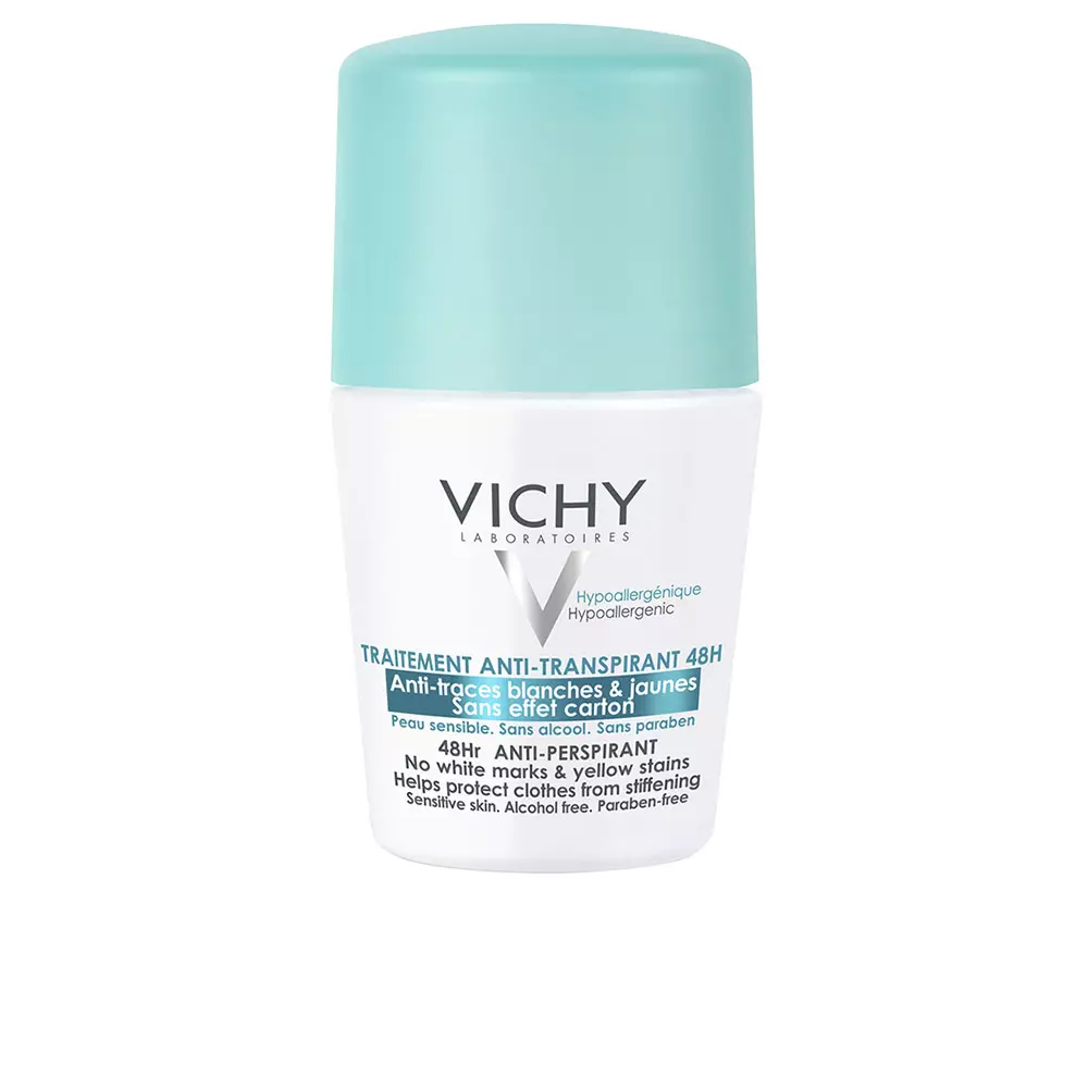 Дезодорант Deo traitement anti-transpirant antimanchas blancas 48h roll-on Vichy Laboratoires, 50 мл.
Дезодорант Deo traitement anti-transpirant antimanchas blancas 48h roll-on Vichy Laboratoires, 50 мл.