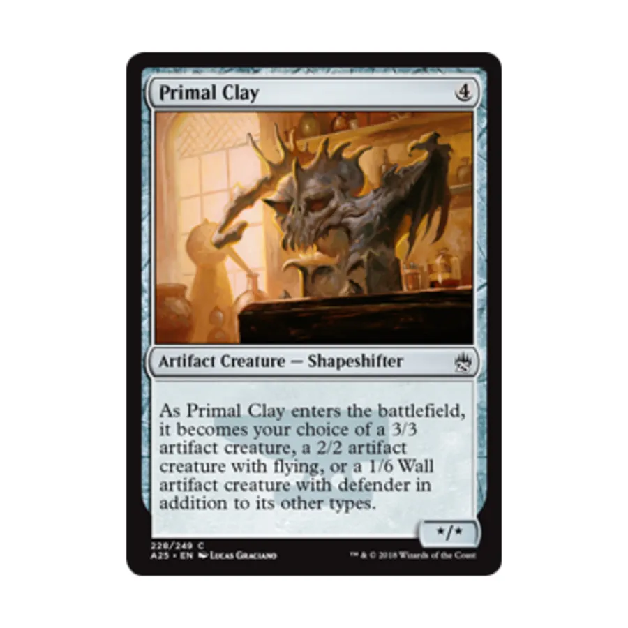 CCG Первобытная глина (C) (Фольга), MTG - Masters 25 
CCG Первобытная глина (C) (Фольга), MTG - Masters 25