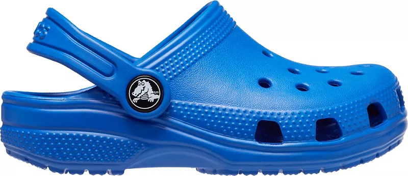 Классические сабо Crocs для малышей, цвет Blue Bolt 
Классические сабо Crocs для малышей, цвет Blue Bolt