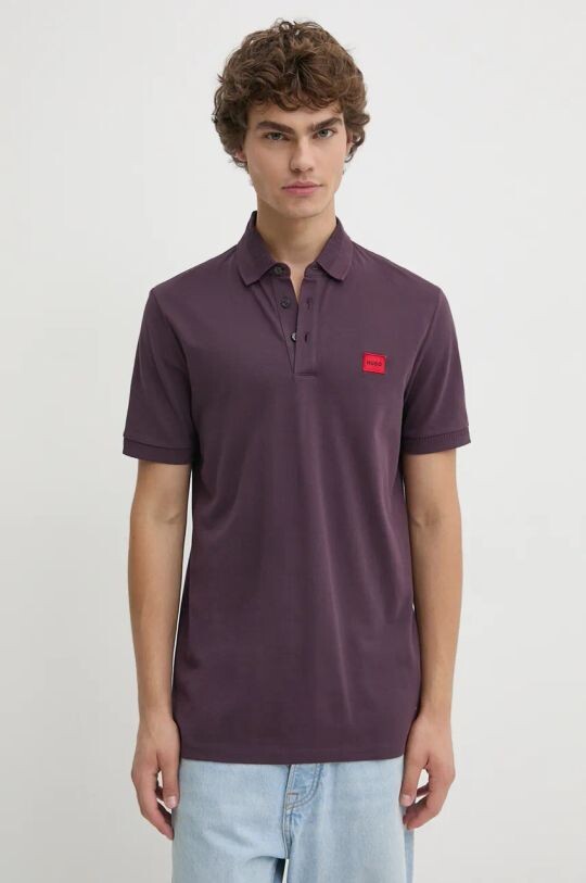 Хлопковое поло Hugo, фиолетовый
Хлопковое поло Hugo, фиолетовый