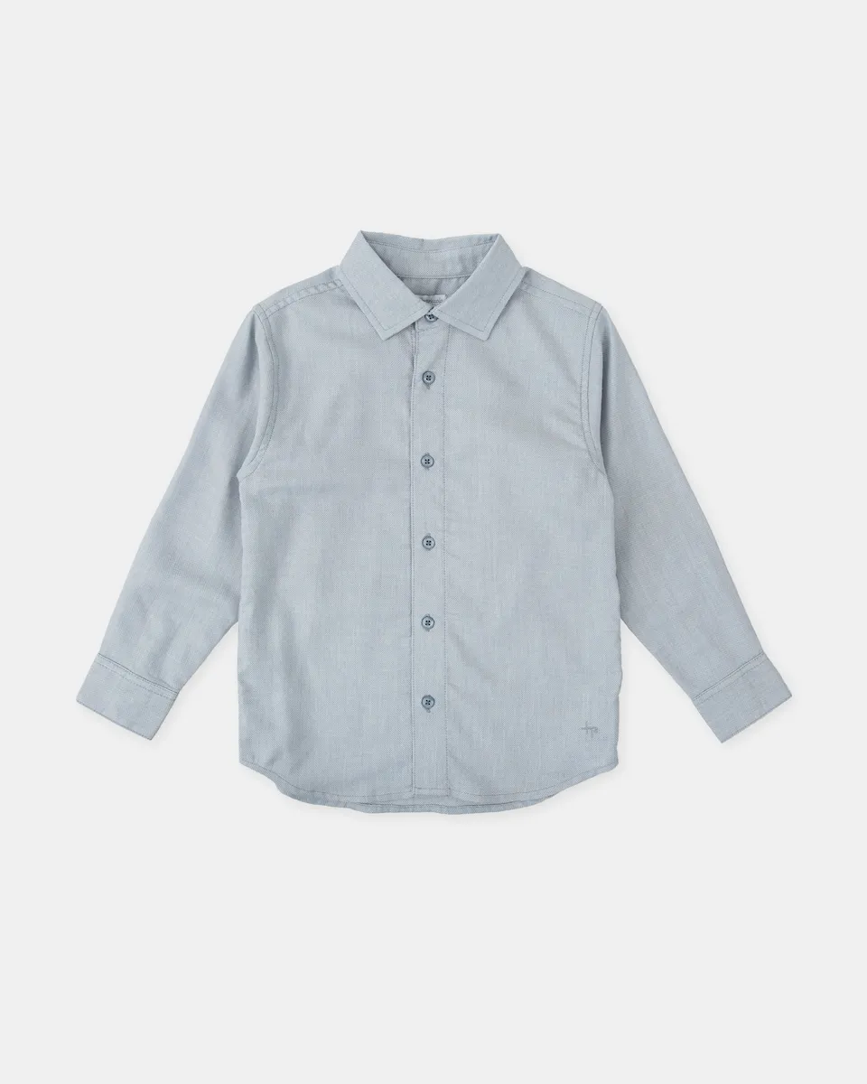 Детская рубашка однотонная фарфорового цвета Tutto Piccolo
Детская рубашка однотонная фарфорового цвета Tutto Piccolo