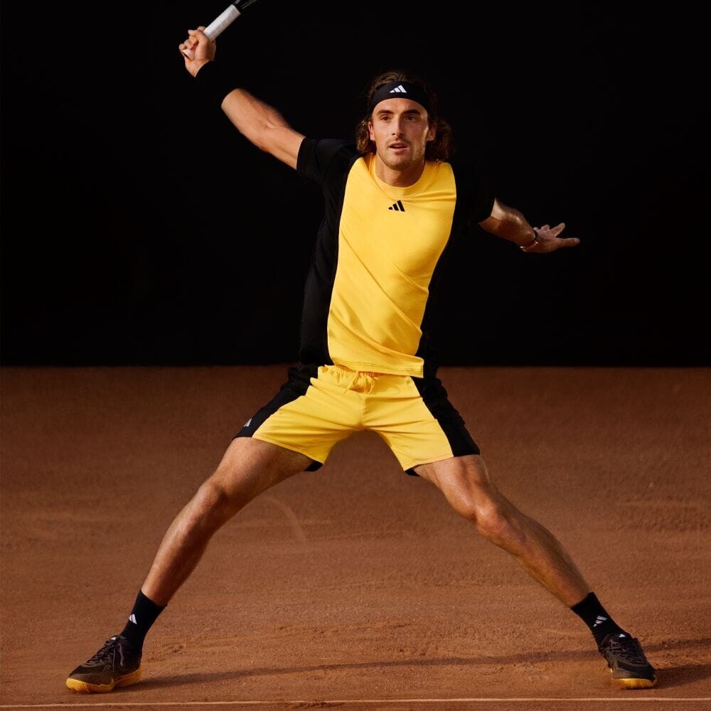 Футболка Adidas Tennis HEAT. RDY Pro Freelift 3D Rib Short Sleeve T-Shirt, цвет Spark/Black
Футболка Adidas Tennis HEAT. RDY Pro Freelift 3D Rib Short Sleeve T-Shirt, цвет Spark/Black