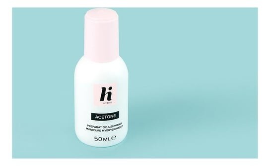 Ацетон для снятия гибридного лака, 50 мл Hi Hybrid
Ацетон для снятия гибридного лака, 50 мл Hi Hybrid