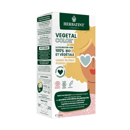 VeGeTal Color Bio Медовый Блонд 100г, Herbatint
VeGeTal Color Bio Медовый Блонд 100г, Herbatint