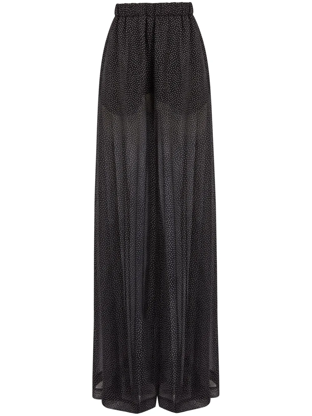 Брюки палаццо в горох Nina Ricci, черный
Брюки палаццо в горох Nina Ricci, черный