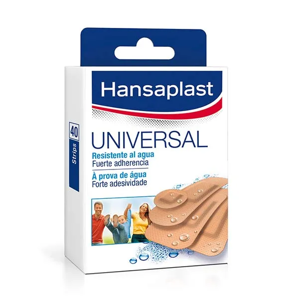 Водостойкие покрытия Apósito Universal Hansaplast, 40 UD
Водостойкие покрытия Apósito Universal Hansaplast, 40 UD