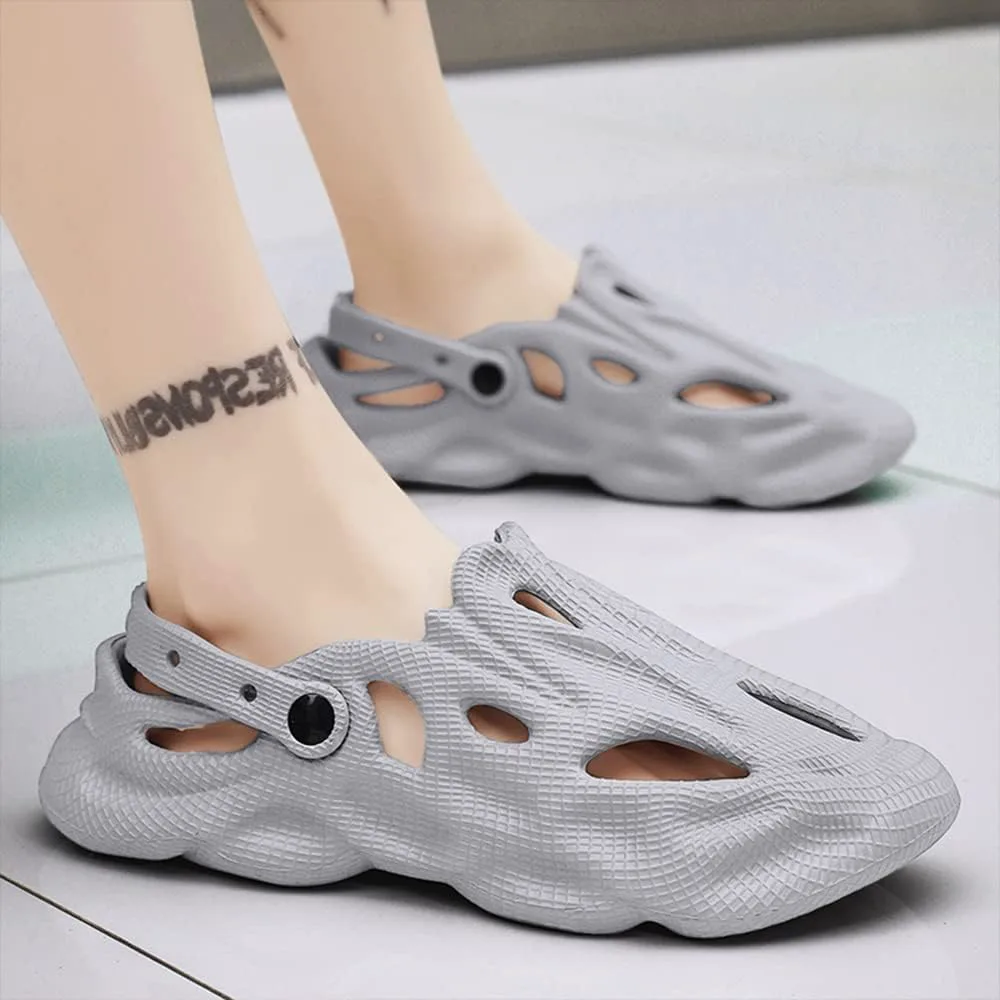 Мужские сабо легкие садовые сандалии дышащие летние тапочки повседневные пляжные мюли TangDao, серый
Мужские сабо легкие садовые сандалии дышащие летние тапочки повседневные пляжные мюли TangDao, серый