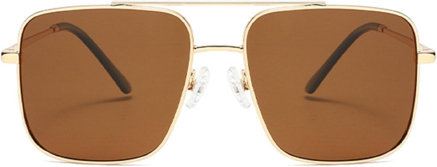 Женские солнцезащитные очки-пилот с двойным лучом, модель 2025, роскошные винтажные квадратные солнцезащитные очки для мужчин, модные очки для активного отдыха mincl, Brown
Женские солнцезащитные очки-пилот с двойным лучом, модель 2025, роскошные винтажные квадратные солнцезащитные очки для мужчин, модные очки для активного отдыха mincl, Brown