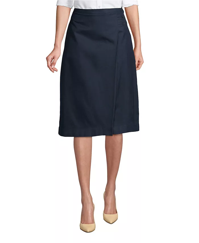 Женская школьная форма, однотонная юбка-трапеция ниже колена Lands' End, синий
Женская школьная форма, однотонная юбка-трапеция ниже колена Lands' End, синий