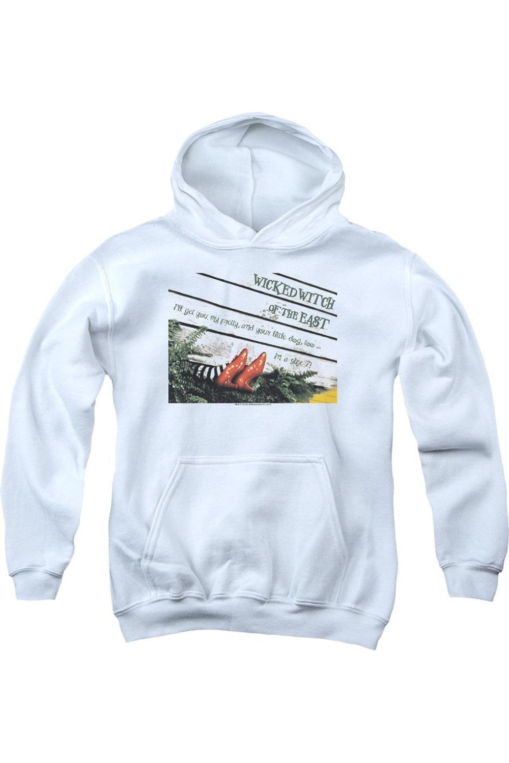 Толстовка с капюшоном Wizard Of Oz размер 7 детский Gildan, белый 
Толстовка с капюшоном Wizard Of Oz размер 7 детский Gildan, белый