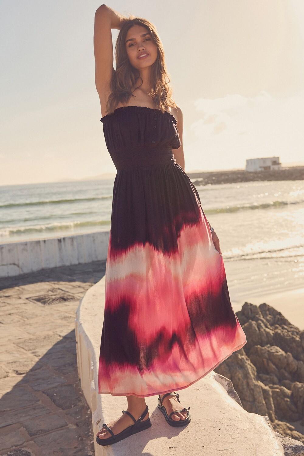 Летнее платье бандо Next, черный
Летнее платье бандо Next, черный