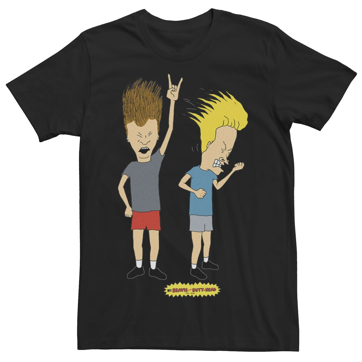 Мужская футболка с логотипом и портретом Beavis & Butthead Rocking Out Licensed Character
Мужская футболка с логотипом и портретом Beavis & Butthead Rocking Out Licensed Character