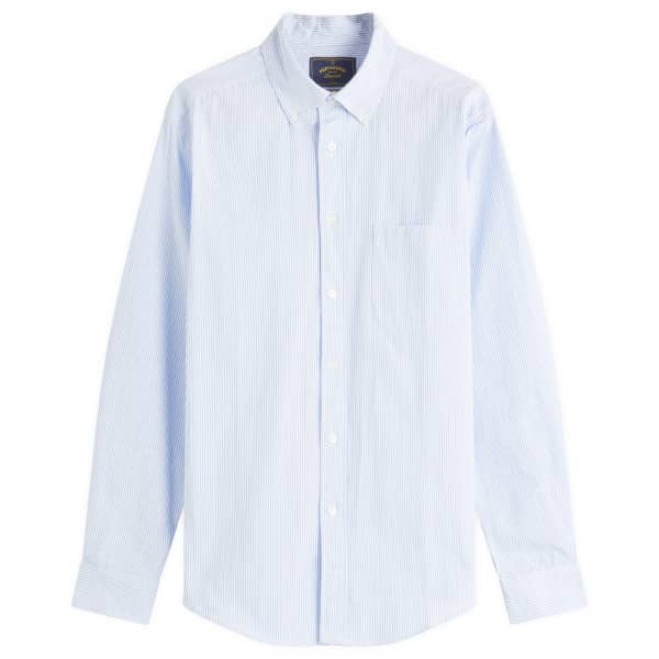 Рубашка в полоску Atlantico из сирсакера Portuguese Flannel, синий
Рубашка в полоску Atlantico из сирсакера Portuguese Flannel, синий