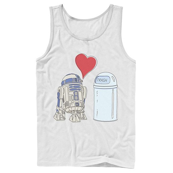 Мужская футболка Star Wars R2-D2 loves trash can Licensed Character
Мужская футболка Star Wars R2-D2 loves trash can Licensed Character