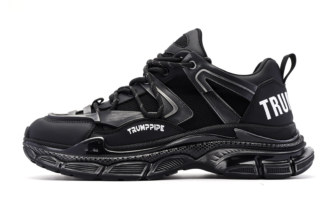 Кроссовки мужские толстые низкие черный Trumppipe
Кроссовки мужские толстые низкие черный Trumppipe
