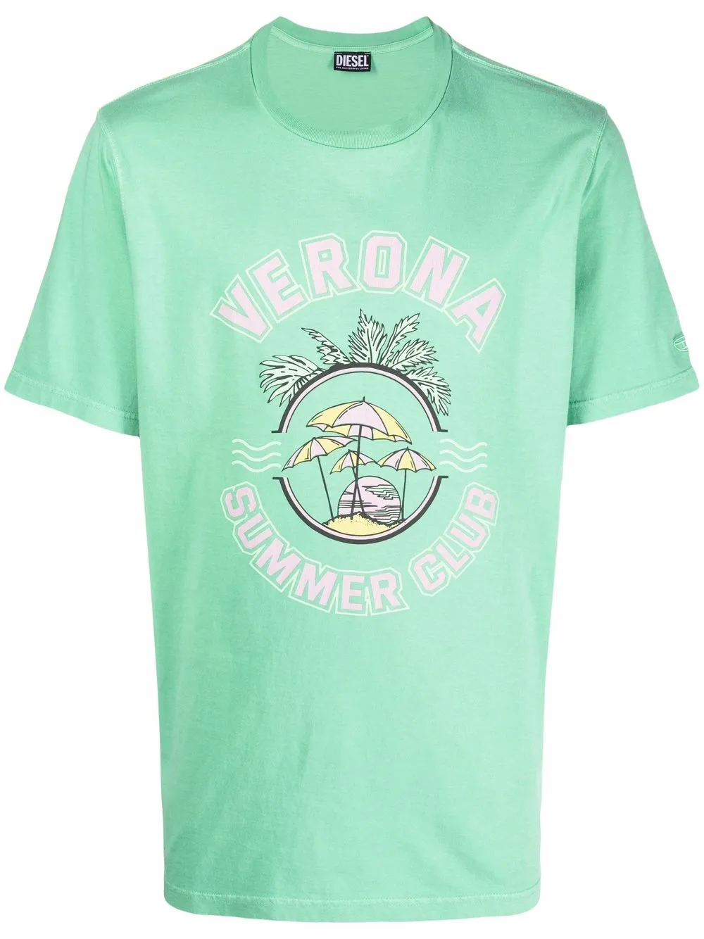 Футболка с графичным принтом DIESEL, зеленый
Футболка с графичным принтом DIESEL, зеленый