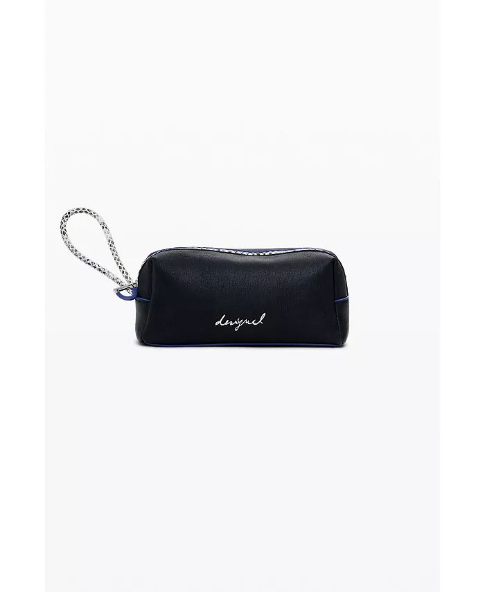 Сумка Women's Medium faux leather toiletry bag with contrasts Desigual, черный
Сумка Women's Medium faux leather toiletry bag with contrasts Desigual, черный