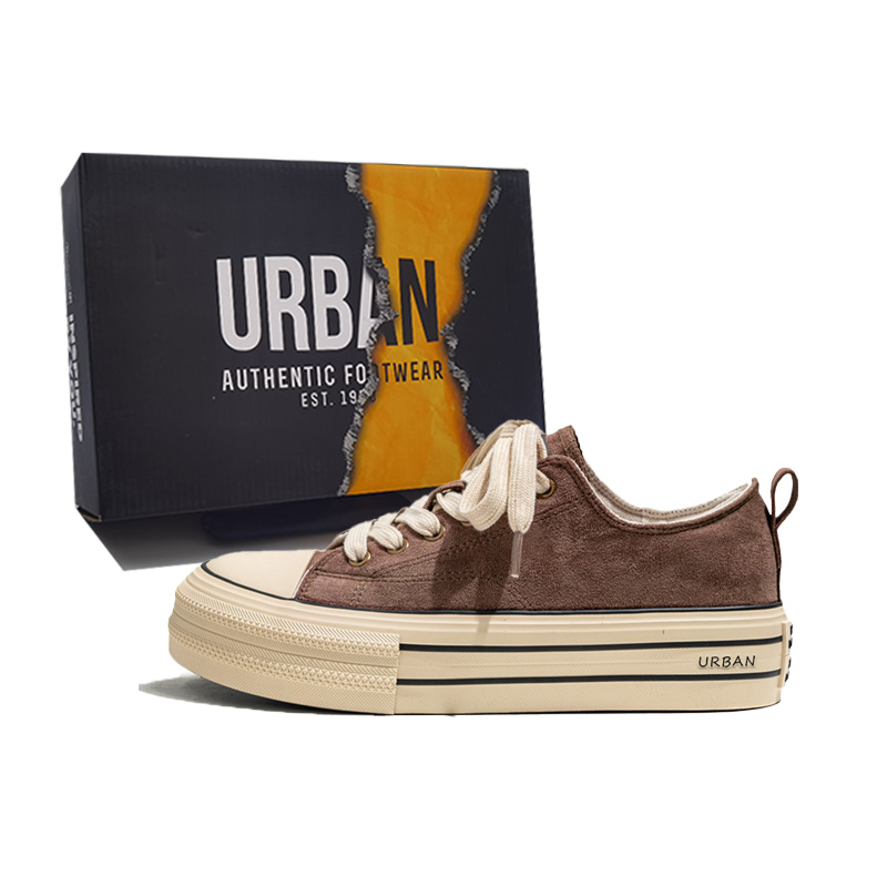 URBAN AUTHENTIC Мужские противоскользящие износостойкие низкие кеды из холста - темно-коричневые, цвет Dark Brown
URBAN AUTHENTIC Мужские противоскользящие износостойкие низкие кеды из холста - темно-коричневые, цвет Dark Brown
