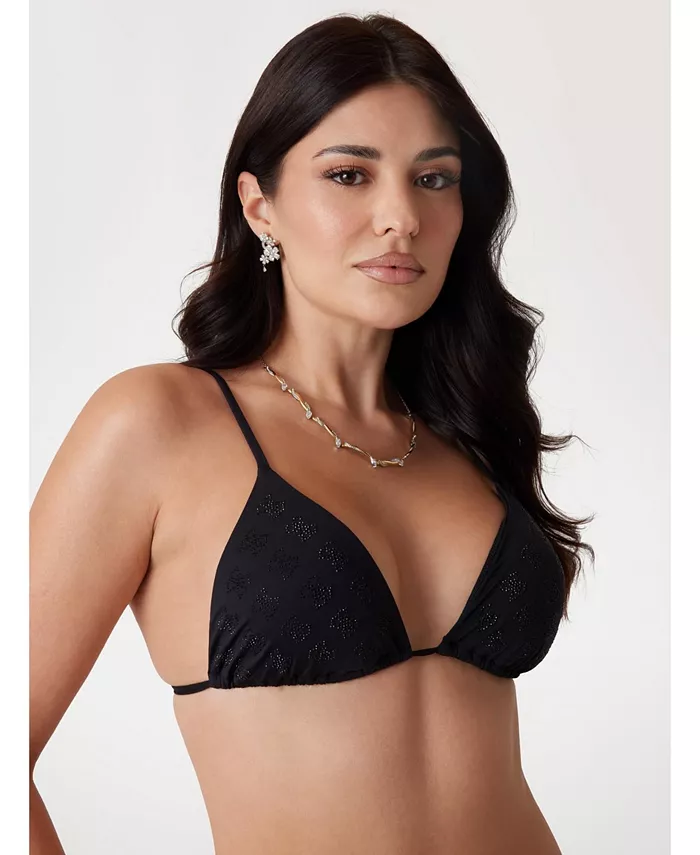 Женский бикини-топ Quattro G с треугольными чашечками GUESS, черный
Женский бикини-топ Quattro G с треугольными чашечками GUESS, черный