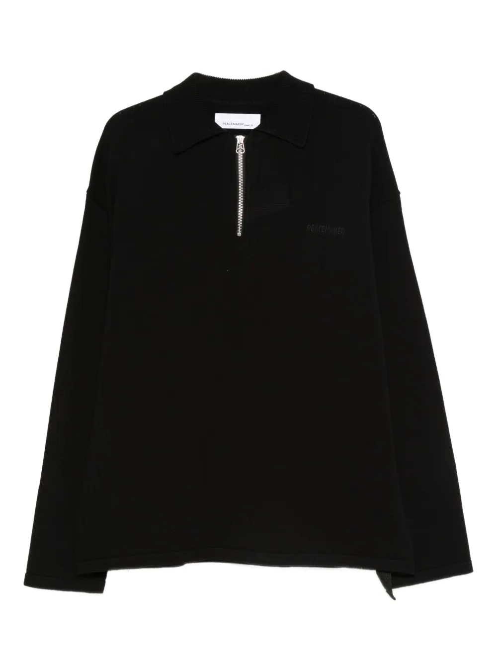Рубашка поло Peacemaker на молнии Oamc, черный
Рубашка поло Peacemaker на молнии Oamc, черный