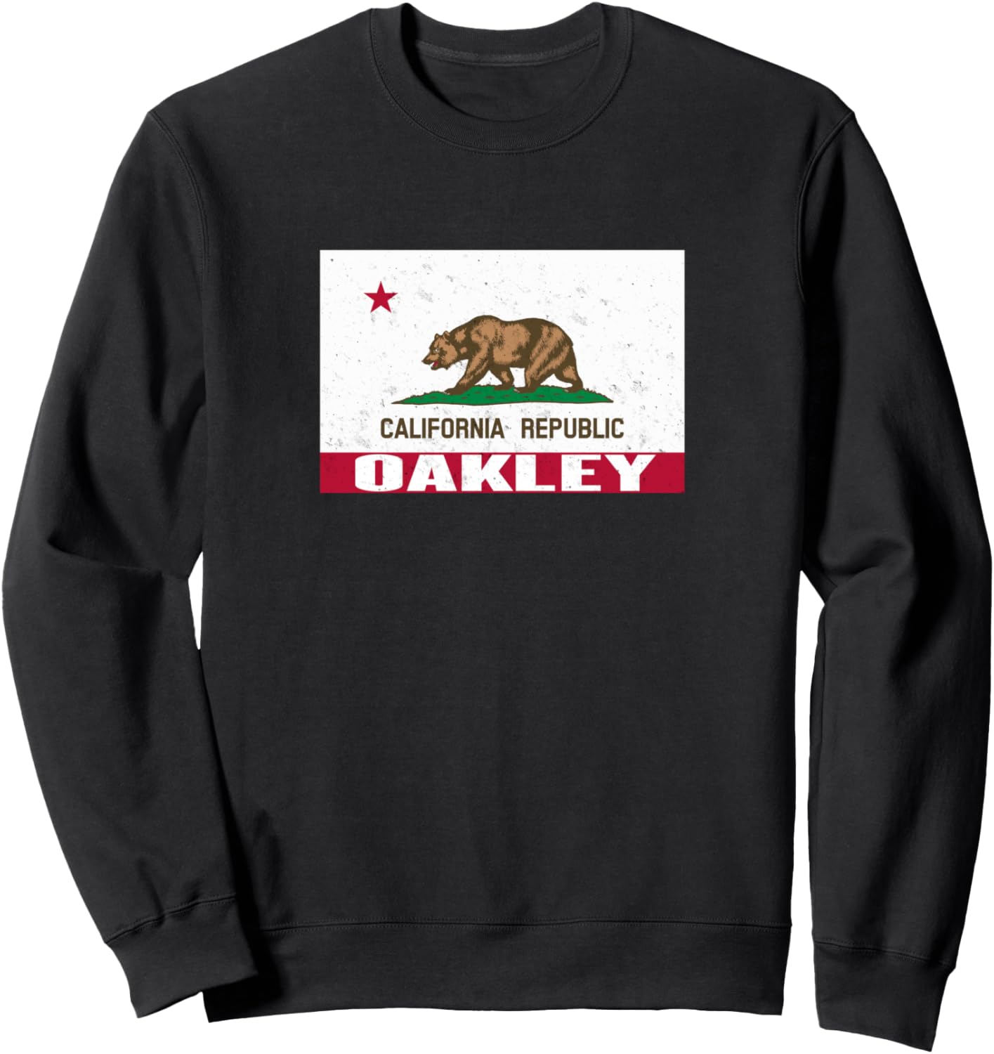 Толстовка Oakley California с изображением флага Калифорнии, черная California Distressed Apparel
Толстовка Oakley California с изображением флага Калифорнии, черная California Distressed Apparel
