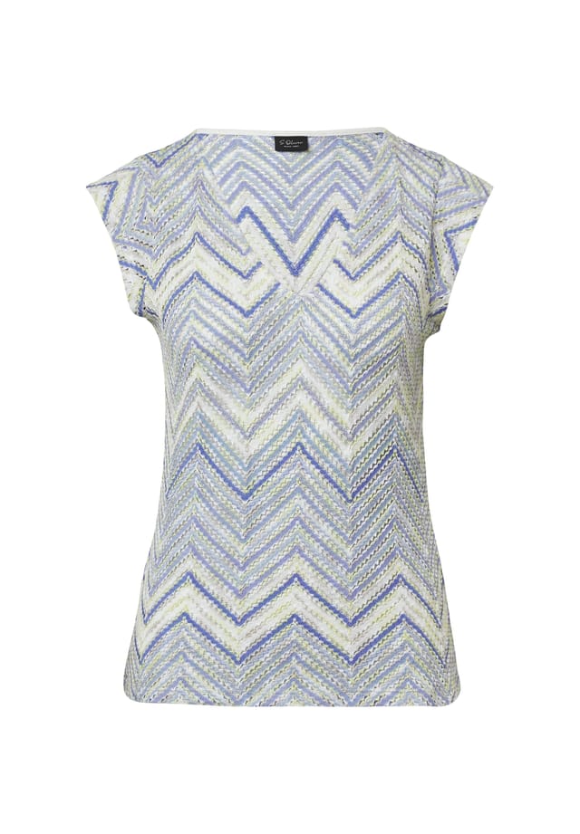 Футболка с V-образным вырезом S.Oliver Black Label, синий
Футболка с V-образным вырезом S.Oliver Black Label, синий