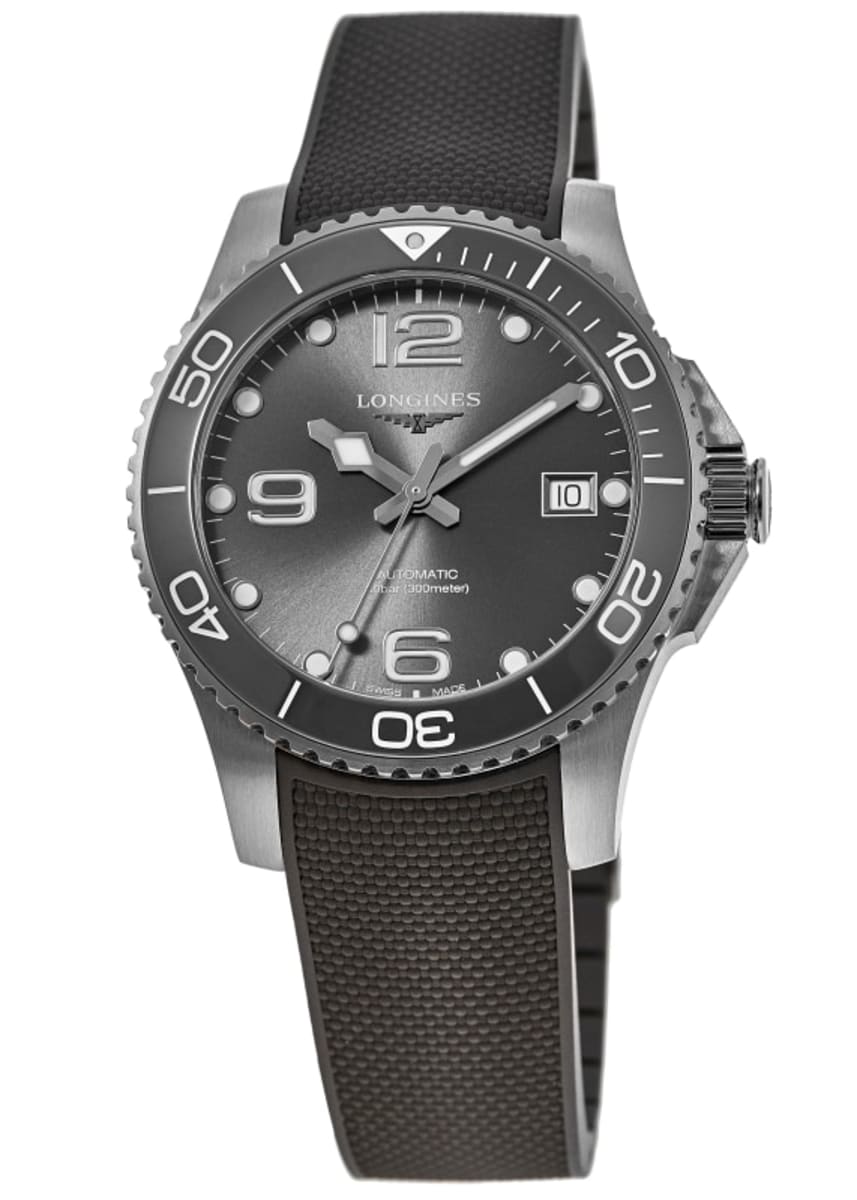 Longines HydroConquest Automatic 41 мм серый циферблат каучуковый ремешок мужские часы L3.781.4.76.9
Longines HydroConquest Automatic 41 мм серый циферблат каучуковый ремешок мужские часы L3.781.4.76.9
