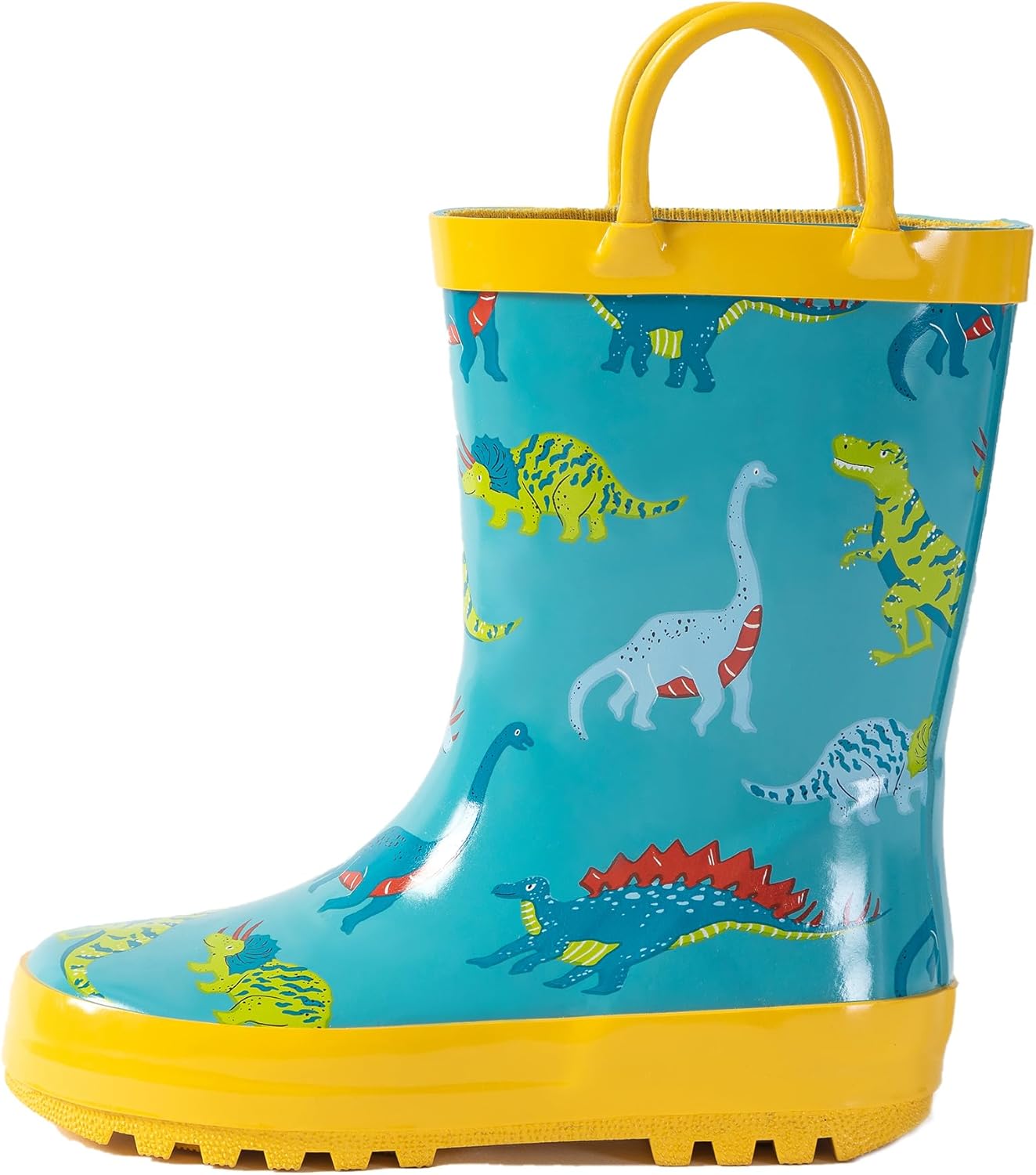 Детские резиновые сапожки для дождя - водонепроницаемые сапожки для малышей для девочек и мальчиков с забавными рисунками и удобными ручками для надевания Hbxooxts, Blue Dinosaur
Детские резиновые сапожки для дождя - водонепроницаемые сапожки для малышей для девочек и мальчиков с забавными рисунками и удобными ручками для надевания Hbxooxts, Blue Dinosaur