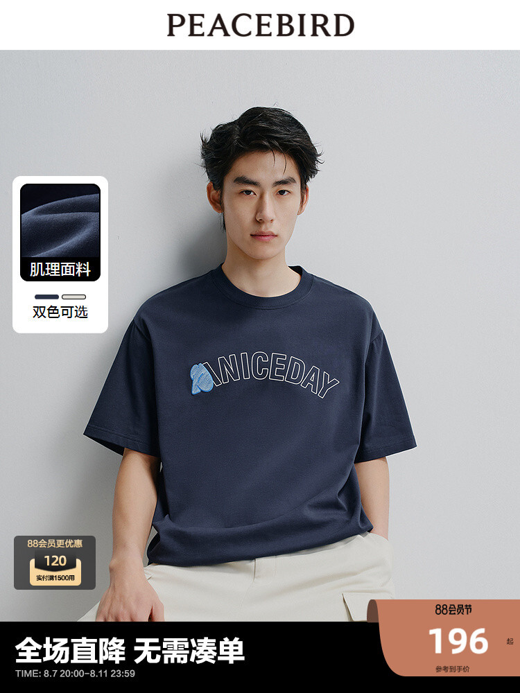 Футболка мужская Peacebird с принтом буквами, белый
Футболка мужская Peacebird с принтом буквами, белый