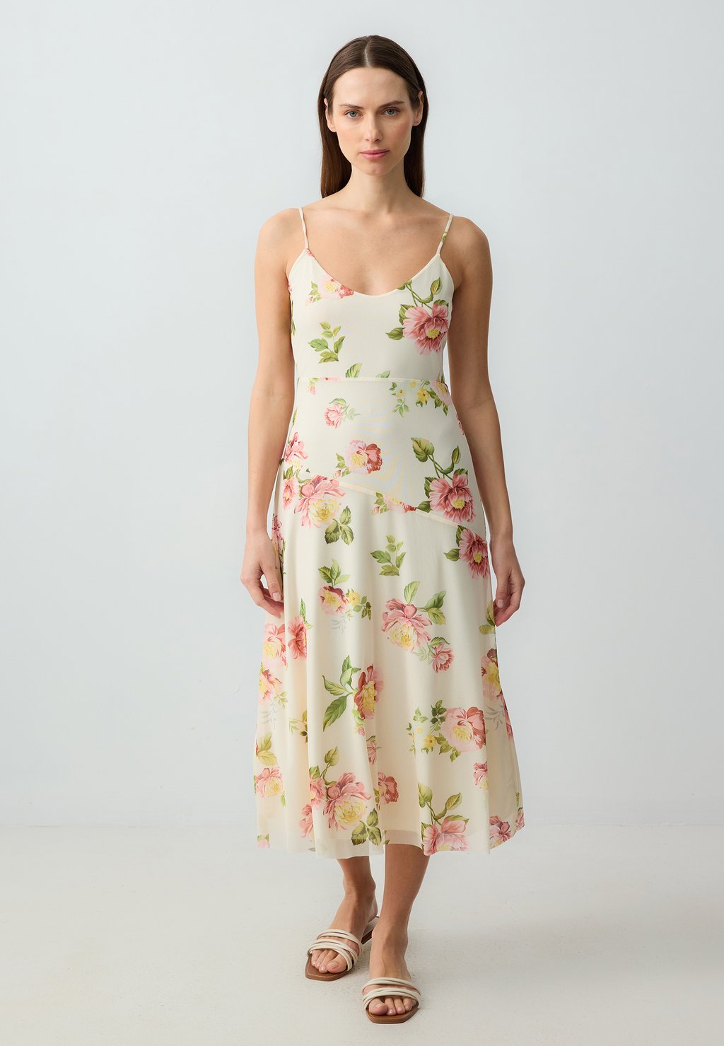 Повседневное платье STRAPS OPEN NECK PATTERNED Jimmy Key, бежевый
Повседневное платье STRAPS OPEN NECK PATTERNED Jimmy Key, бежевый