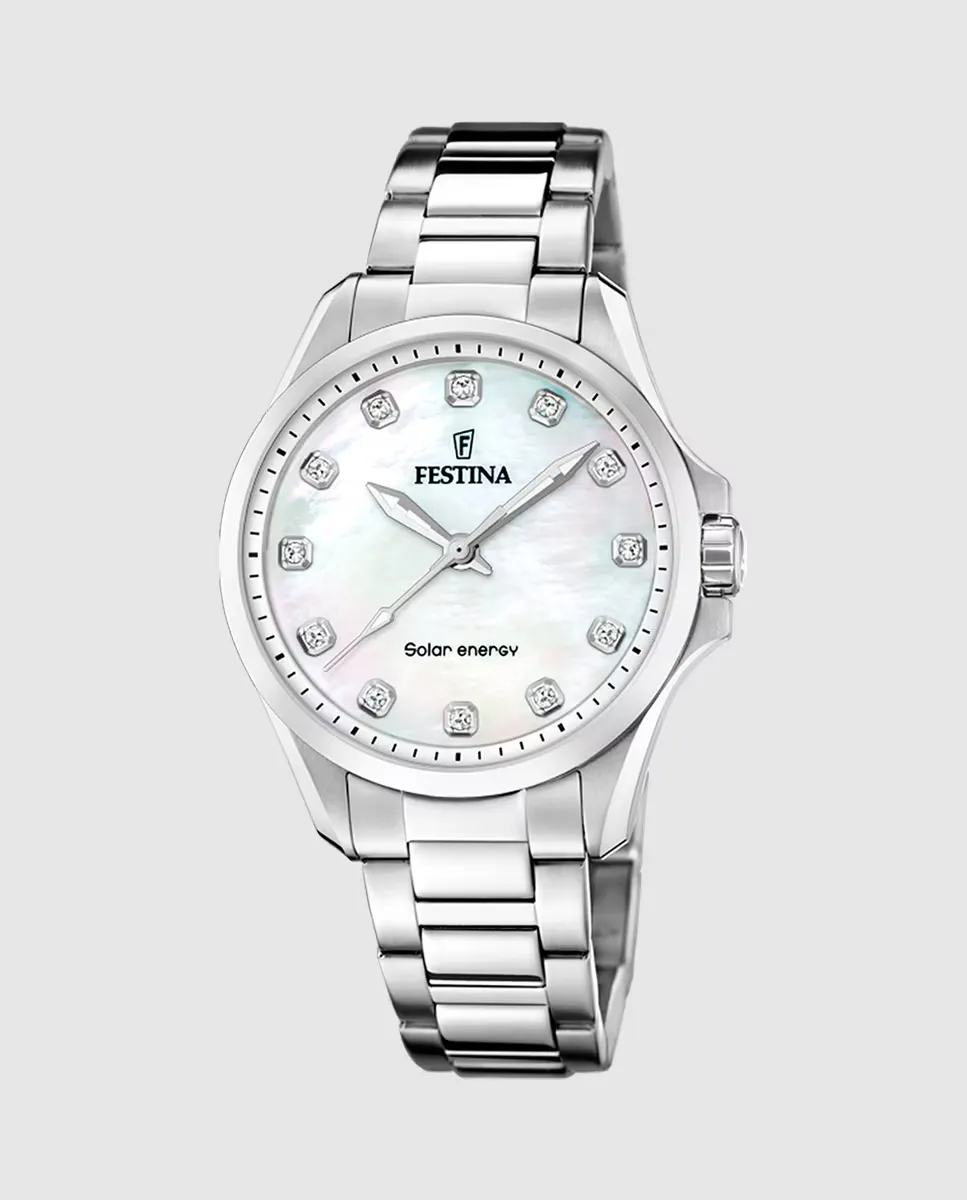 F20654/1 Solar Energy женские часы из серебристой стали Festina, серебряный
F20654/1 Solar Energy женские часы из серебристой стали Festina, серебряный