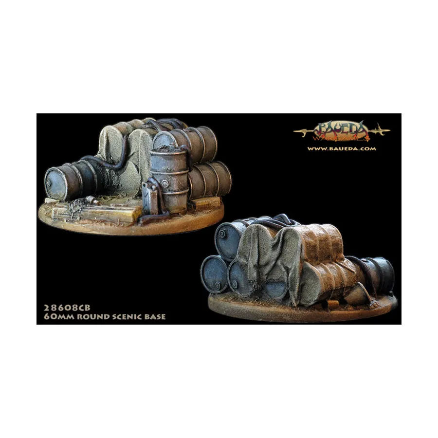 Круглая подставка Scenic диаметром 60 мм с круглым отверстием №1 диаметром 25 мм (немецкая топливная свалка), Miniature Bases & Accessories (Baeuda)
Круглая подставка Scenic диаметром 60 мм с круглым отверстием №1 диаметром 25 мм (немецкая топливная свалка), Miniature Bases & Accessories (Baeuda)