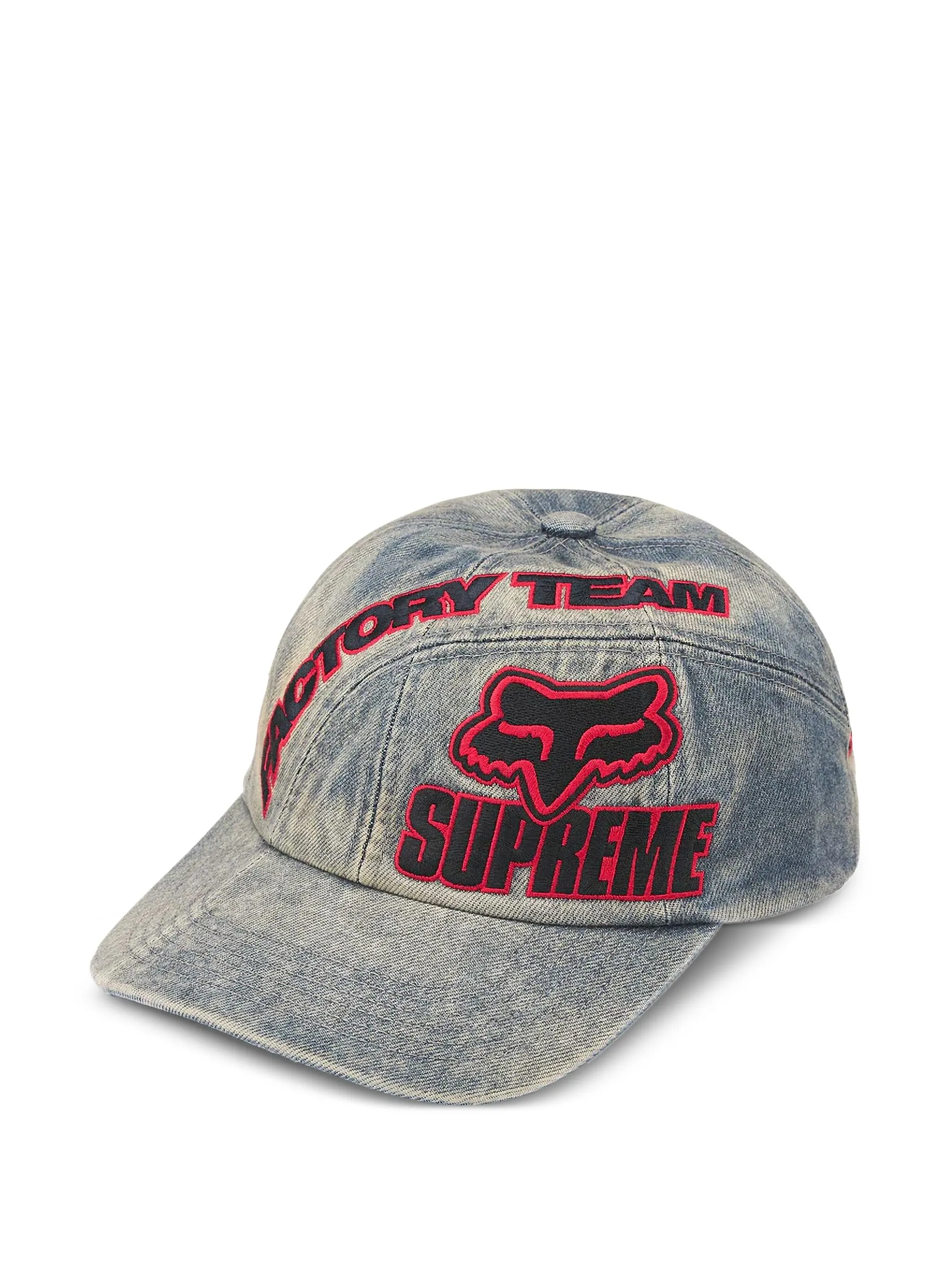 Кепка с вышитым логотипом из коллаборации с Fox Racing Supreme, синий
Кепка с вышитым логотипом из коллаборации с Fox Racing Supreme, синий