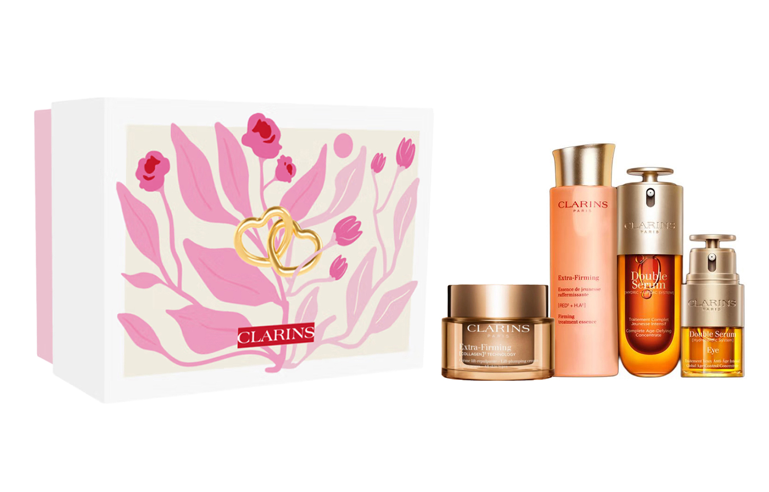 Сыворотка dual extract крем для глаз и крем для лица набор для ухода за кожей осветляющий, увлажняющий и восстанавливающий CLARINS
Сыворотка dual extract крем для глаз и крем для лица набор для ухода за кожей осветляющий, увлажняющий и восстанавливающий CLARINS