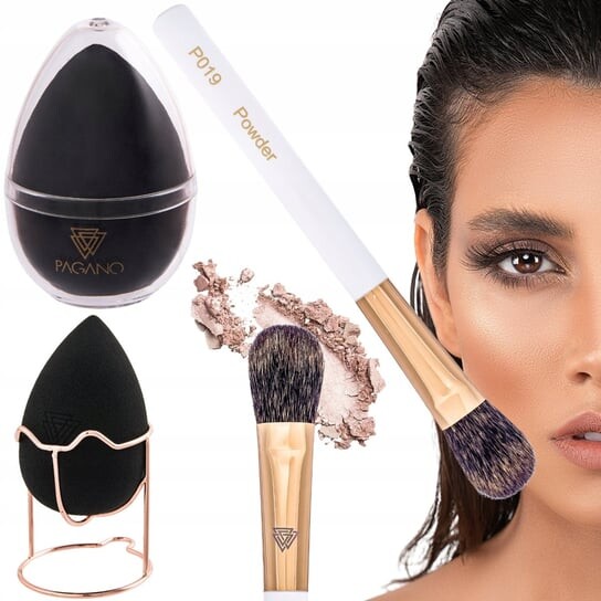 Набор профессиональных спонжей для макияжа, черный + многофункциональная кисточка для пудры P019 PAGANO BLENDER
Набор профессиональных спонжей для макияжа, черный + многофункциональная кисточка для пудры P019 PAGANO BLENDER