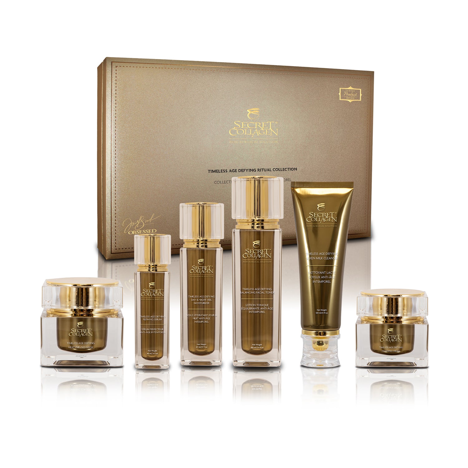 Неподвластная времени коллекция ритуальных практик Secret Collagen, 13,9 унций
Неподвластная времени коллекция ритуальных практик Secret Collagen, 13,9 унций