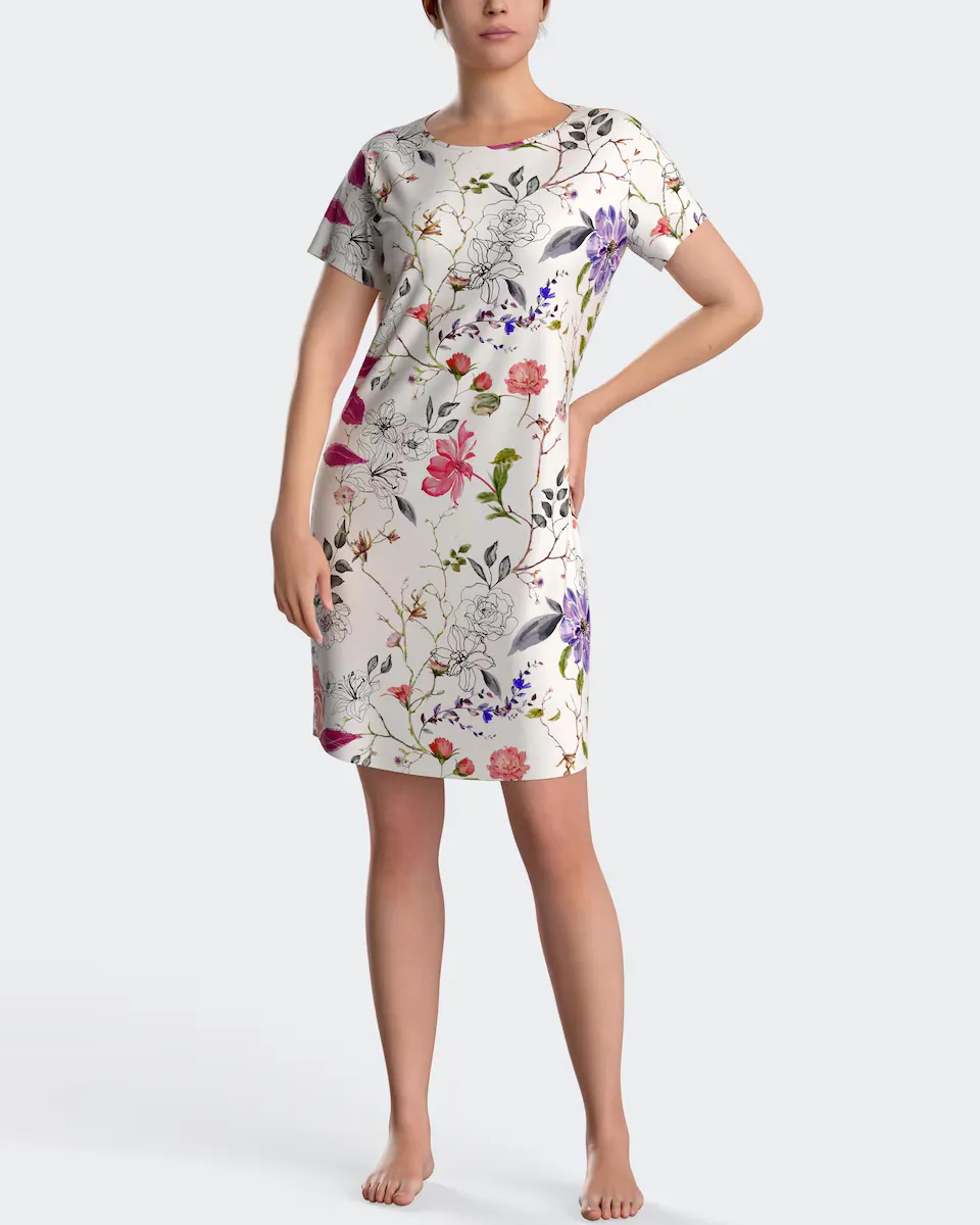 Ночная рубашка с цветочным принтом Impetus, многоцветный
Ночная рубашка с цветочным принтом Impetus, многоцветный