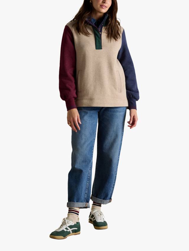 Хлопковый свитер с молнией на четверть Hotch Potch Joules, Multi
Хлопковый свитер с молнией на четверть Hotch Potch Joules, Multi