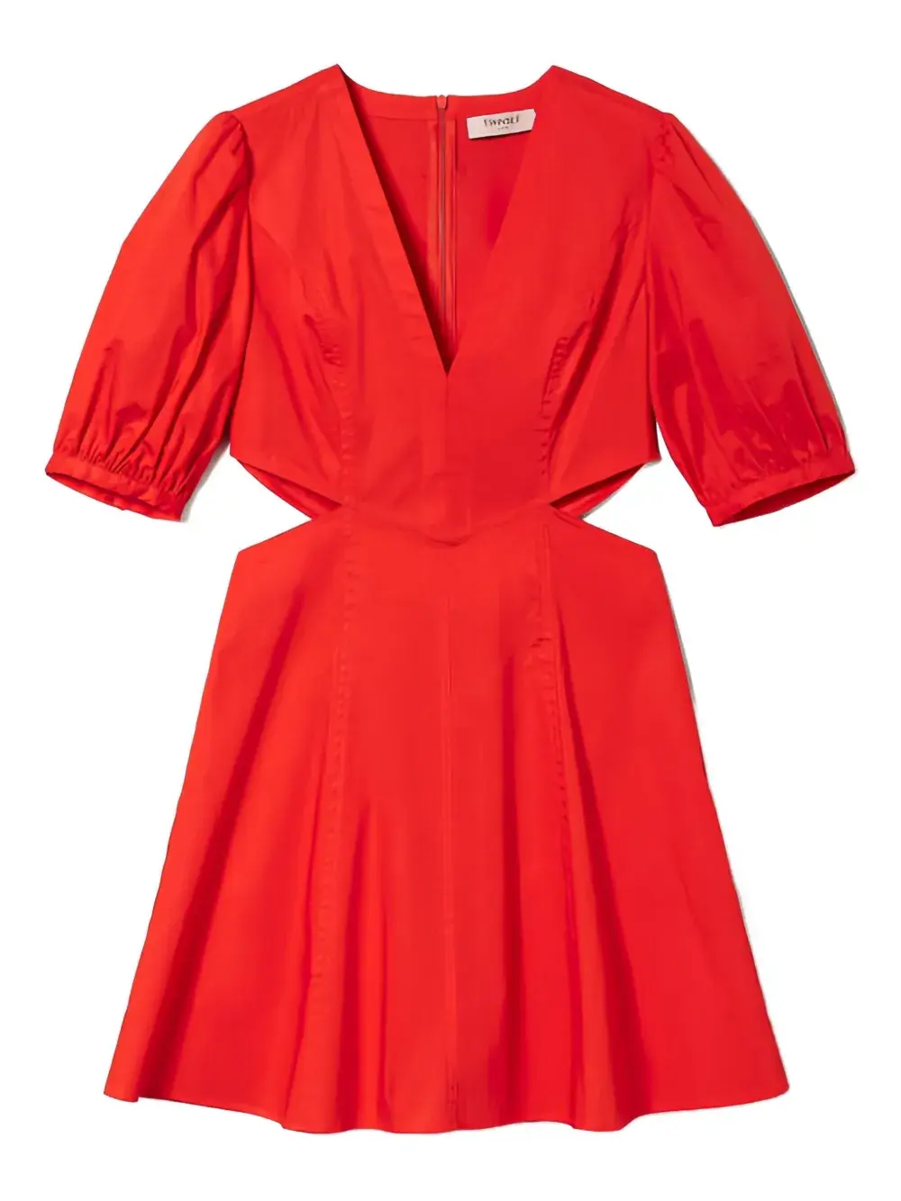Мини-платье с вырезом и рукавами-буфами TWINSET, красный
Мини-платье с вырезом и рукавами-буфами TWINSET, красный