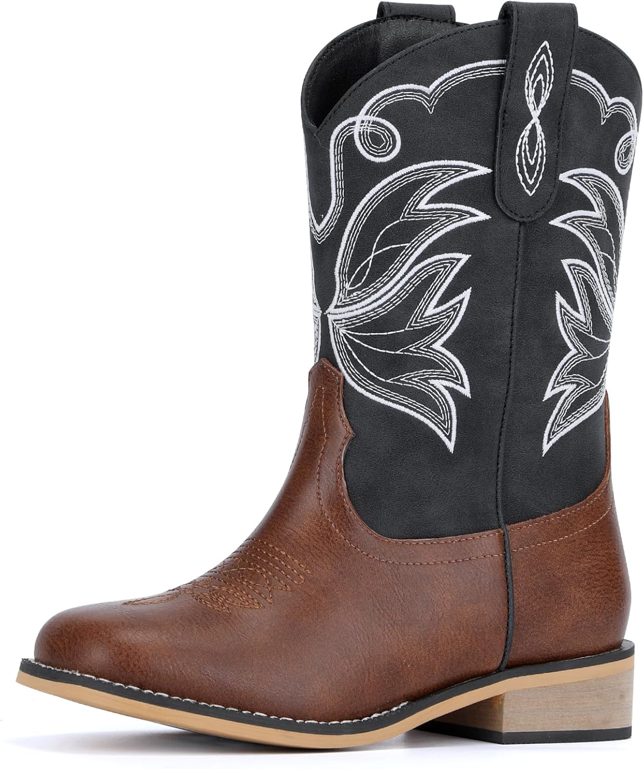 Детские ковбойские сапоги WOKOOT для мальчиков и девочек, квадратный носок, вестерн, для малышей, ковбойские сапожки до середины голени из кожи, стильные для вечеринок и езды, черный/коричневый
Детские ковбойские сапоги WOKOOT для мальчиков и девочек, квадратный носок, вестерн, для малышей, ковбойские сапожки до середины голени из кожи, стильные для вечеринок и езды, черный/коричневый