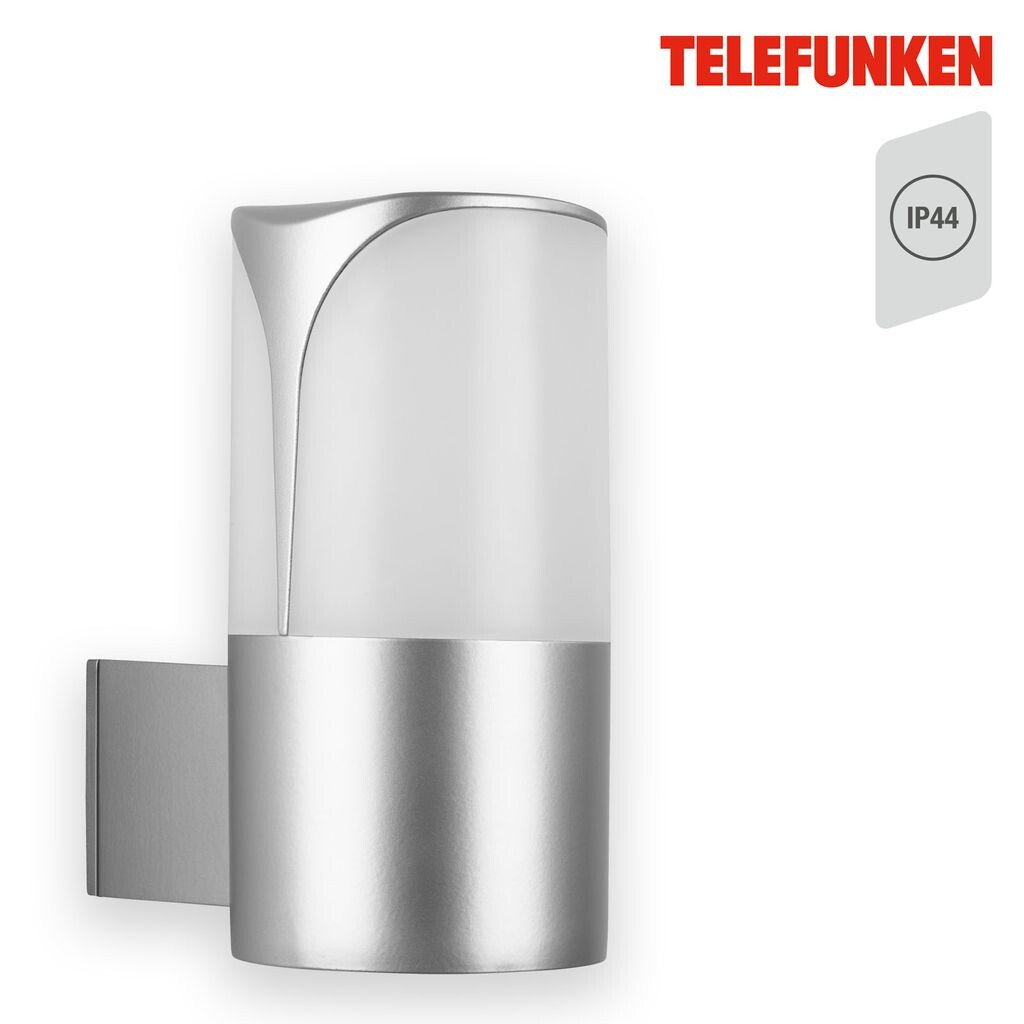 Уличный светильник Telefunken SKIPTO, розетка E27, 12 Вт, серебристый, IP44, Ø 9 x 18 см, серебро
Уличный светильник Telefunken SKIPTO, розетка E27, 12 Вт, серебристый, IP44, Ø 9 x 18 см, серебро