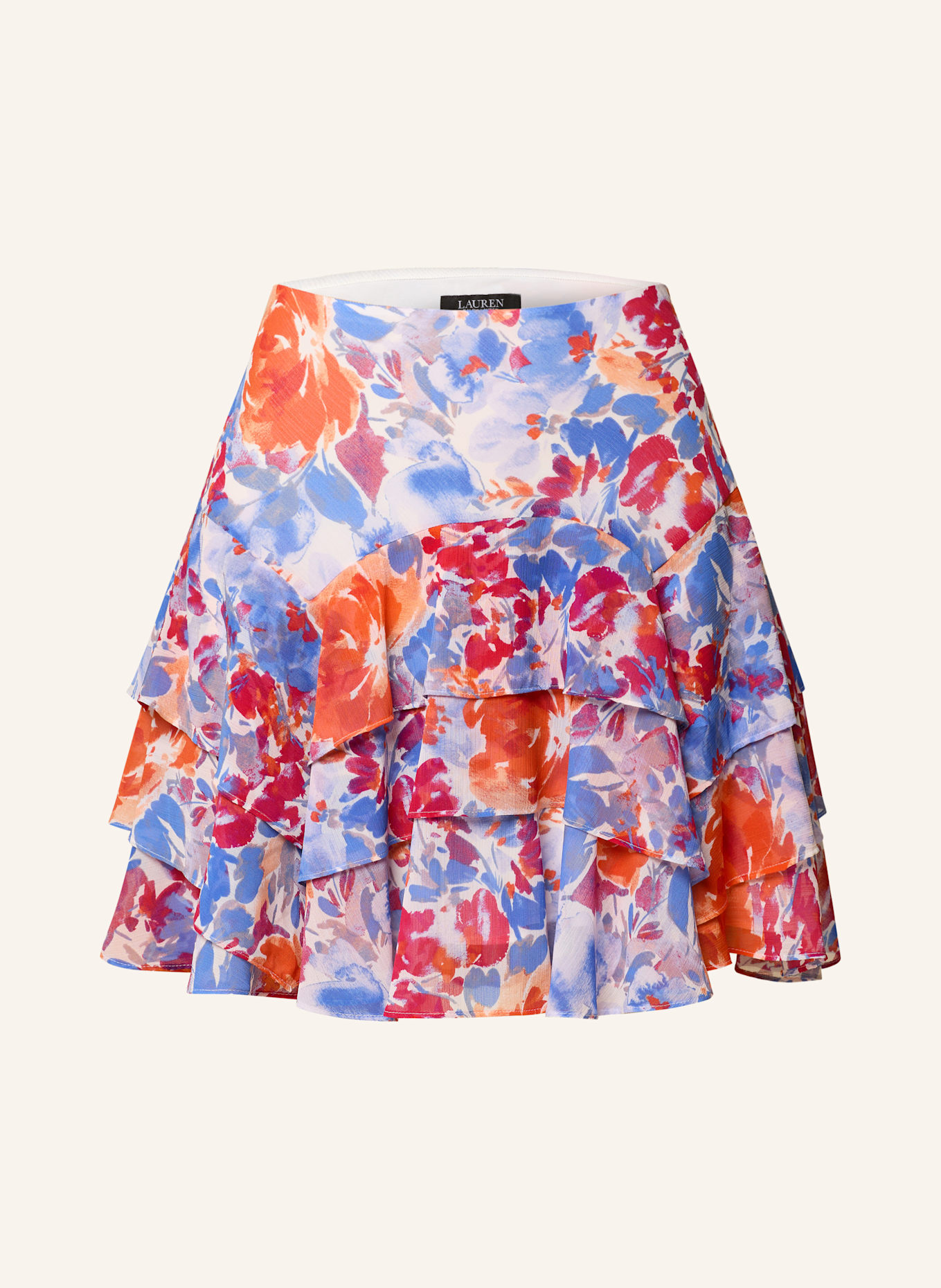 Юбка с воланами Lauren Ralph Lauren, мультиколор 
Юбка с воланами Lauren Ralph Lauren, мультиколор