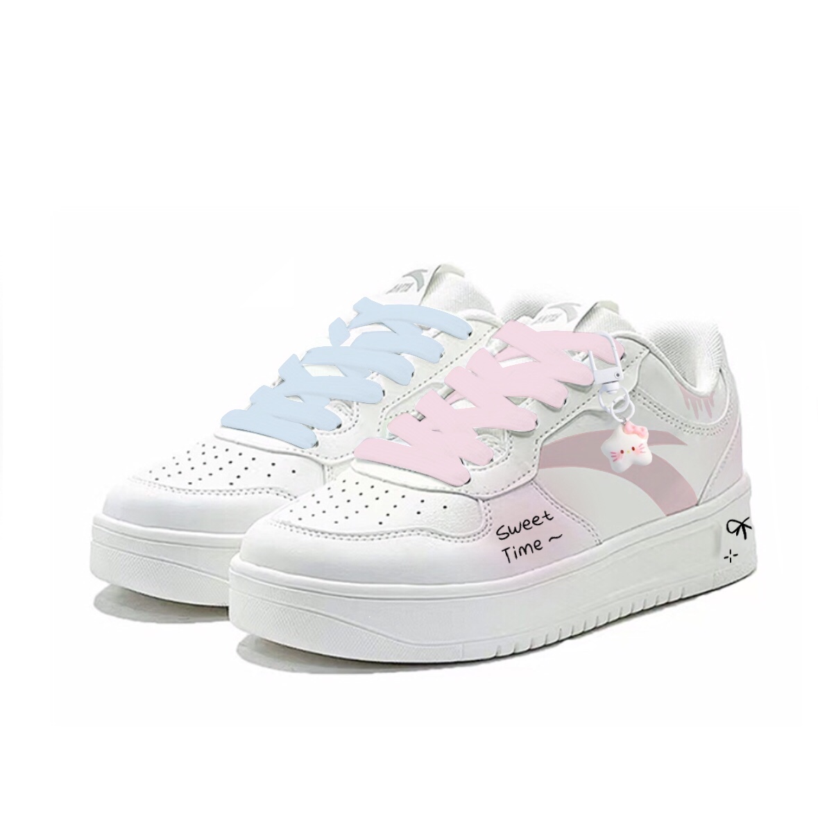 Anta Необычные разноцветные туфли, освежающий стиль университетского городка, милый, сладкий стиль, нишевая пара белых туфель из искусственной кожи
Anta Необычные разноцветные туфли, освежающий стиль университетского городка, милый, сладкий стиль, нишевая пара белых туфель из искусственной кожи